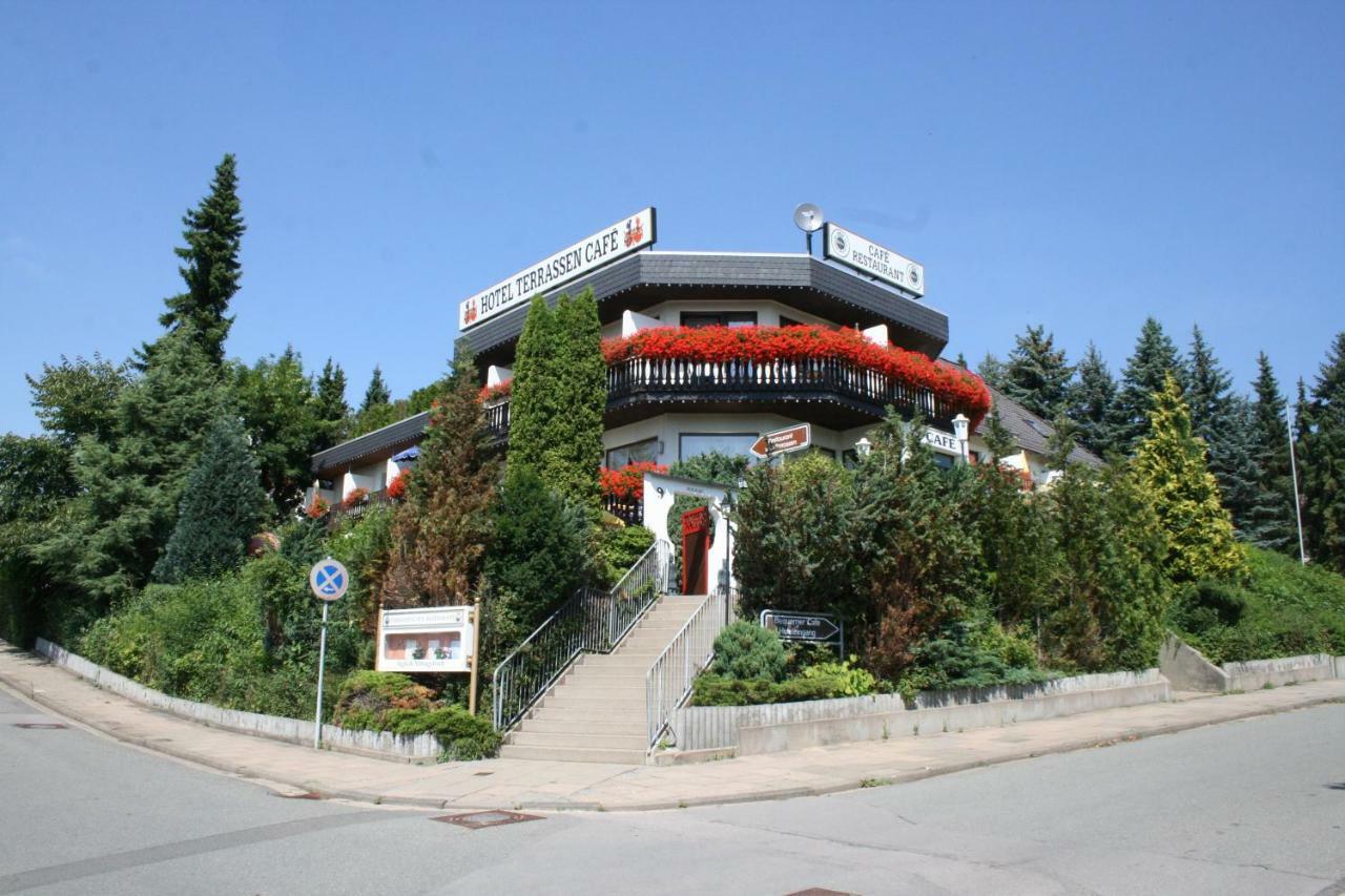 Themen Hotel Terrassen Cafe Bad Münder am Deister Dış mekan fotoğraf