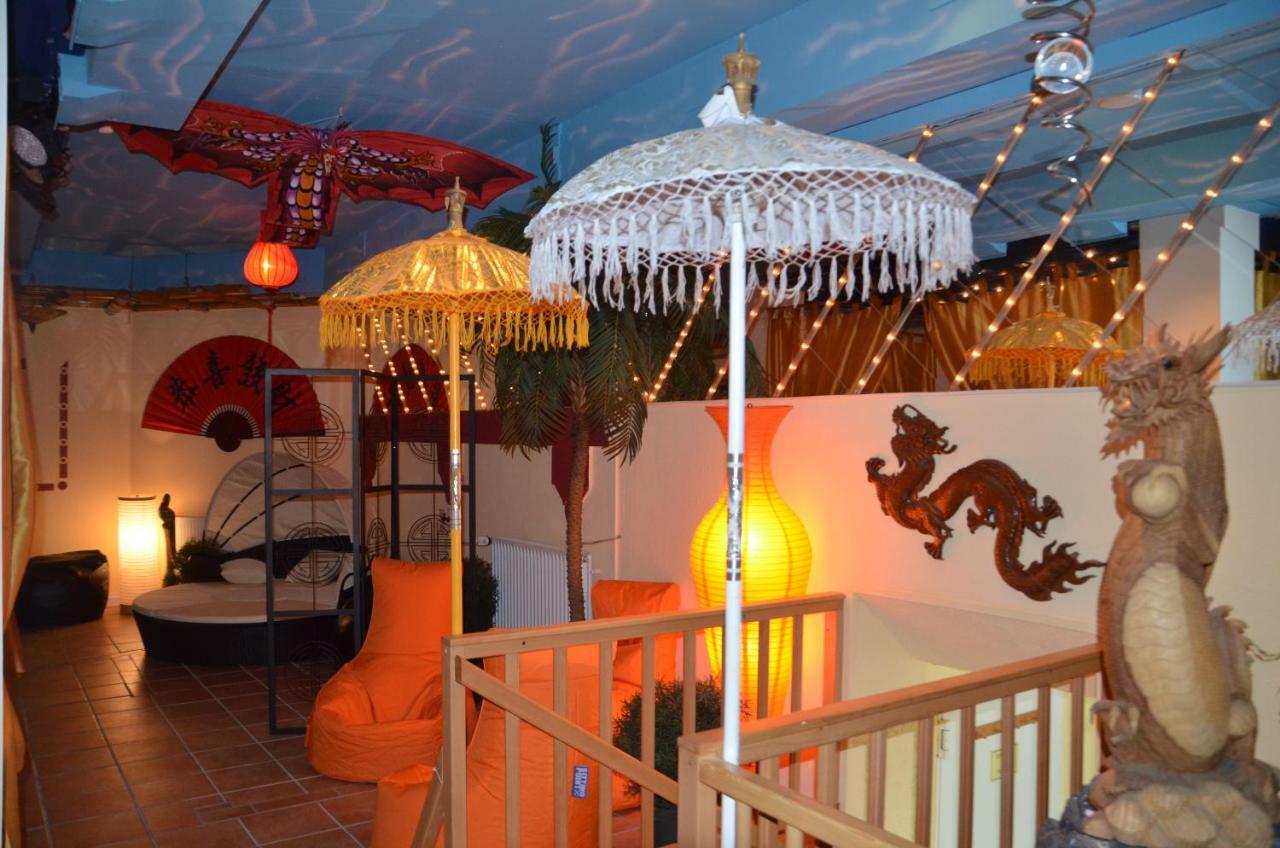 Themen Hotel Terrassen Cafe Bad Münder am Deister Dış mekan fotoğraf