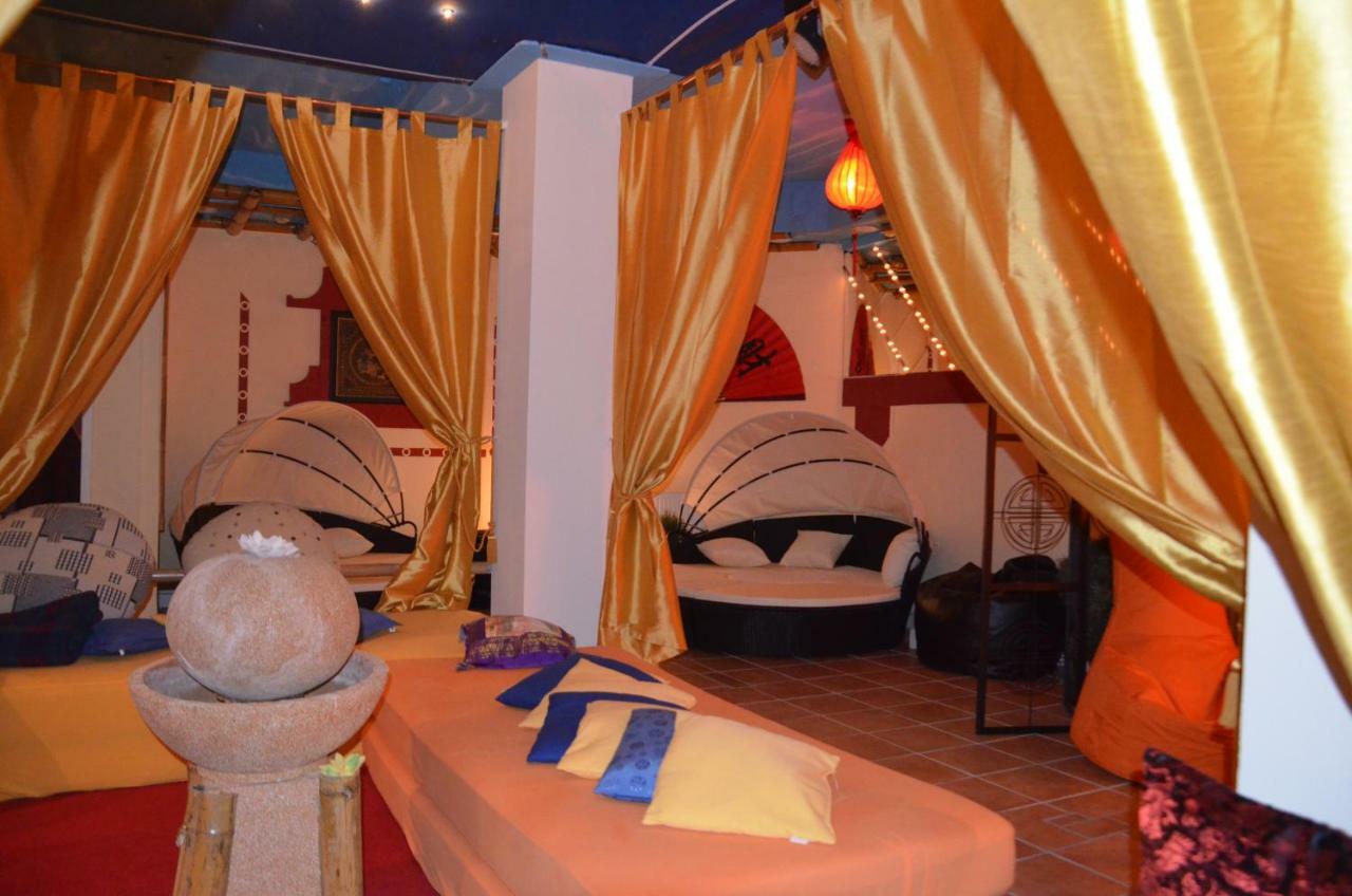 Themen Hotel Terrassen Cafe Bad Münder am Deister Dış mekan fotoğraf