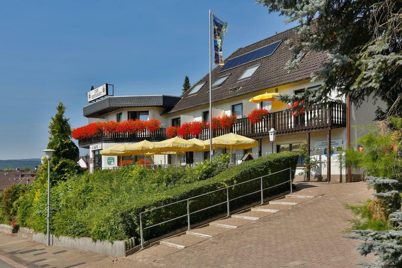 Themen Hotel Terrassen Cafe Bad Münder am Deister Dış mekan fotoğraf