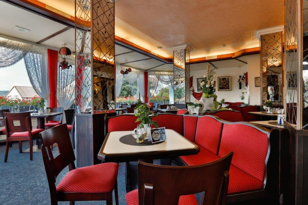 Themen Hotel Terrassen Cafe Bad Münder am Deister Dış mekan fotoğraf